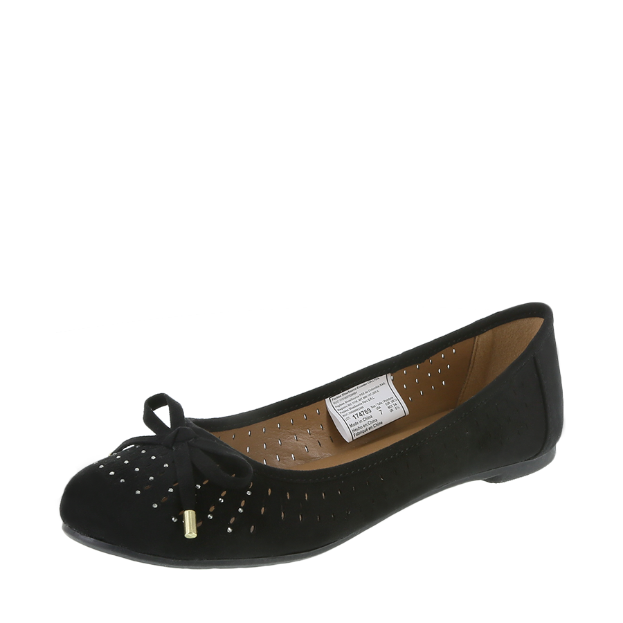 Women's Alina Perforated Studded Flat