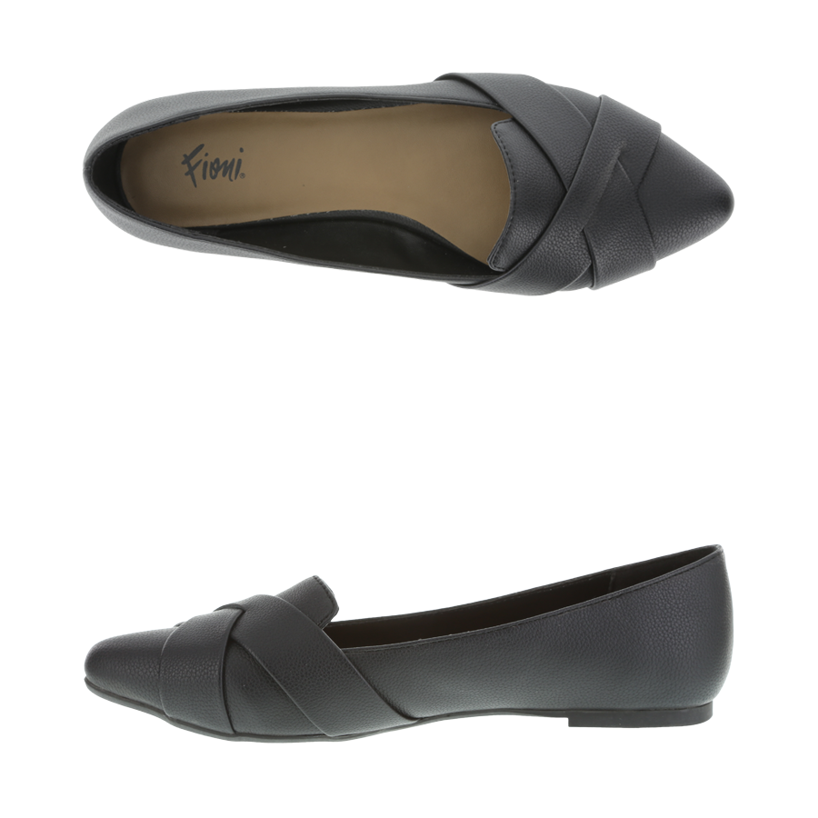 Women's Woven Point Toe Flat