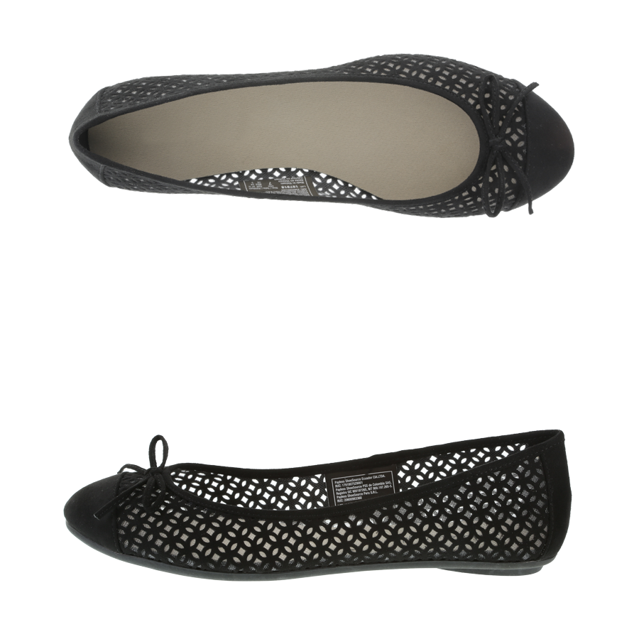 Women's Fran Perforated Bow Flat