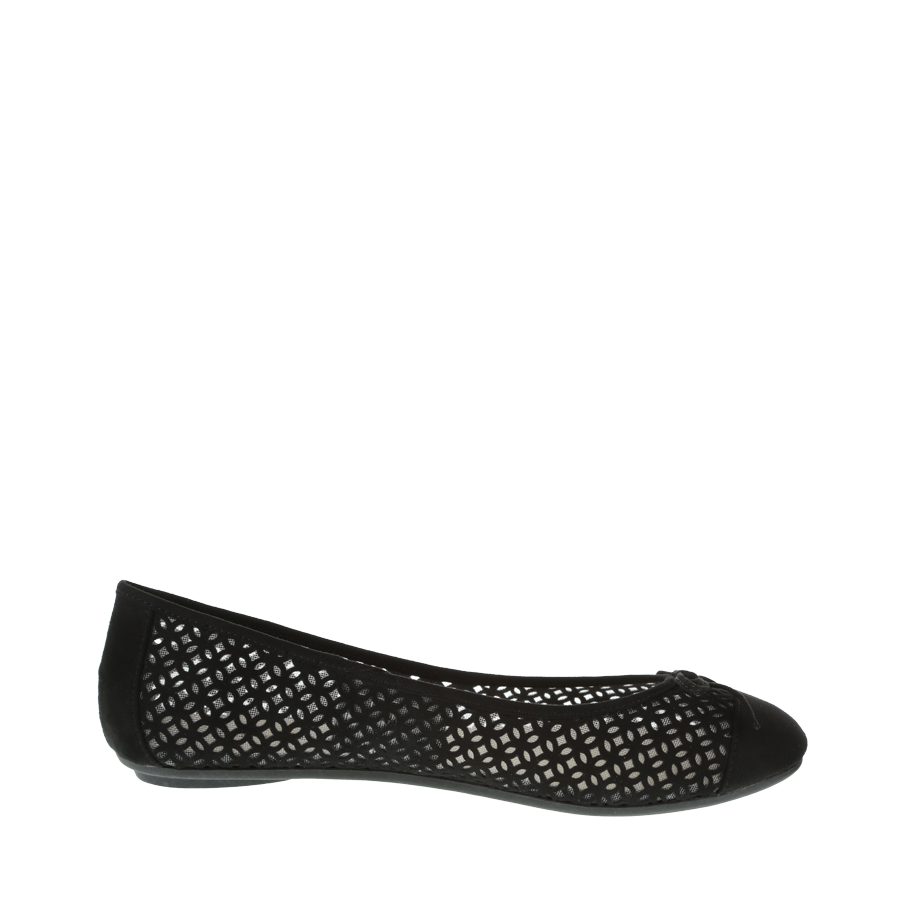 Women's Fran Perforated Bow Flat