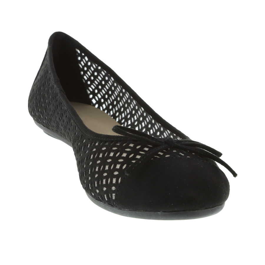 Women's Fran Perforated Bow Flat
