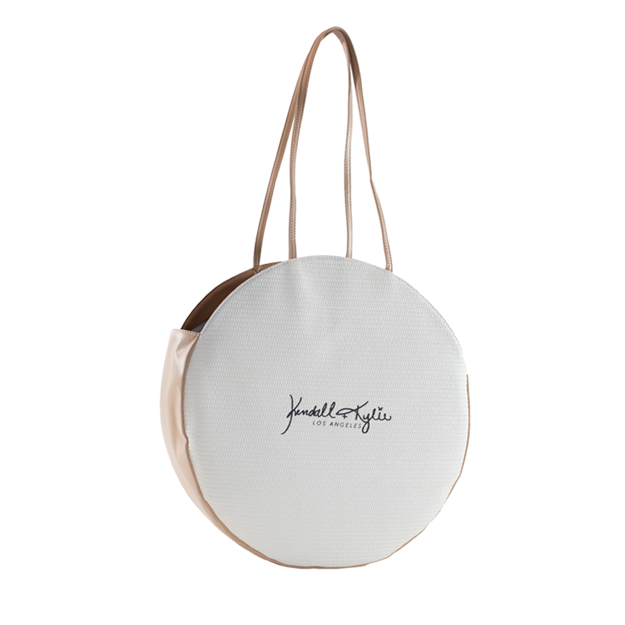 Women's K+K Straw Beach Bag